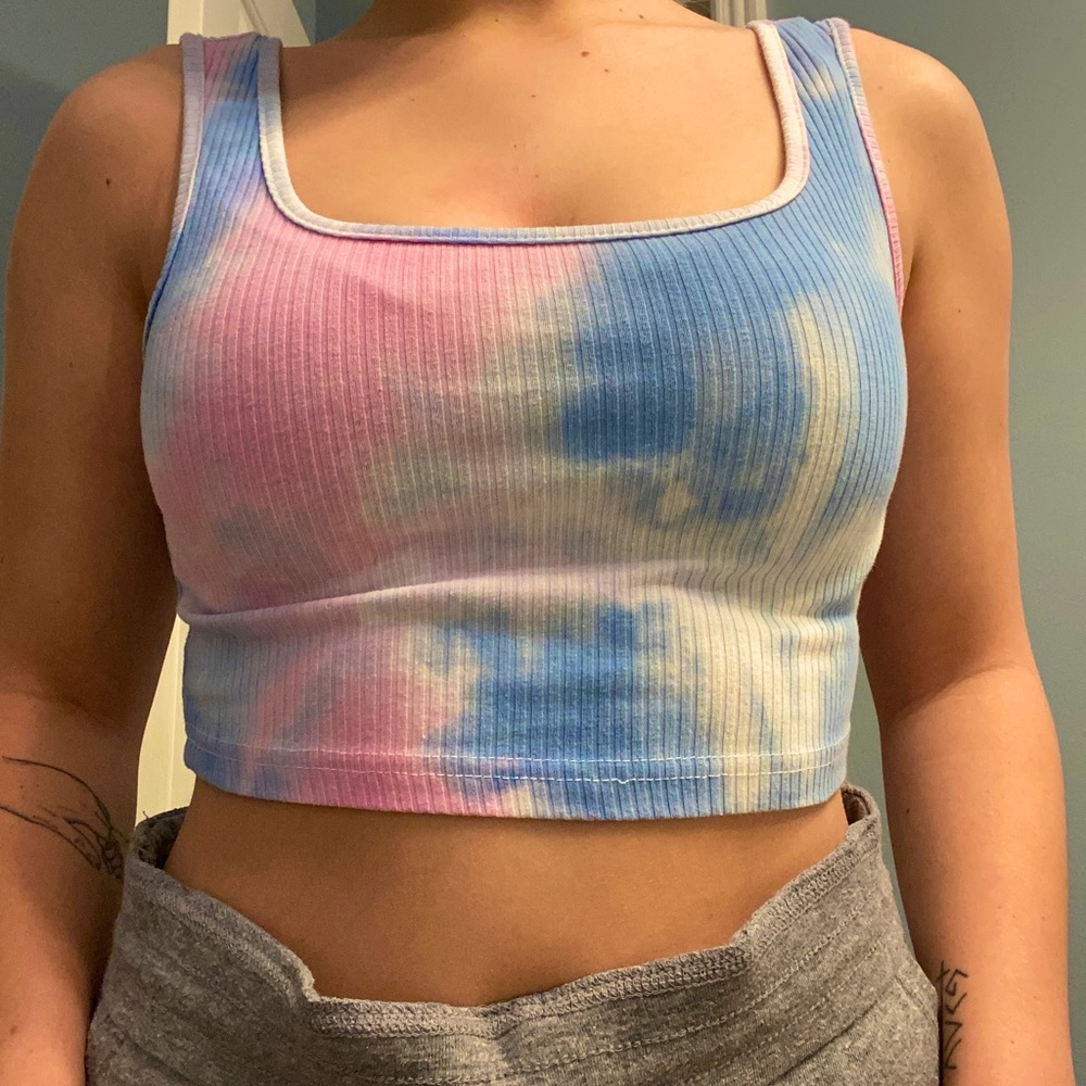 Tie dye crop top